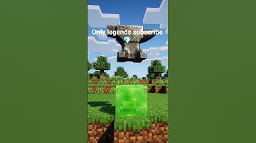 🟩 Ultra Realistic Minecraft Anvil Bounces on Slime Block | Physics Cinematic