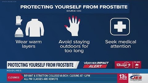 How to protect yourself from frostbite