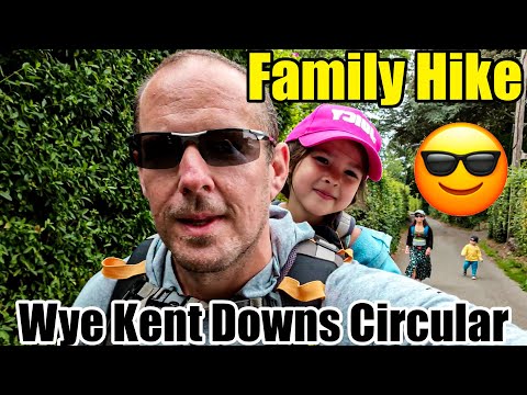 Family hike vlog | Kent Downs UK | Wye Valley