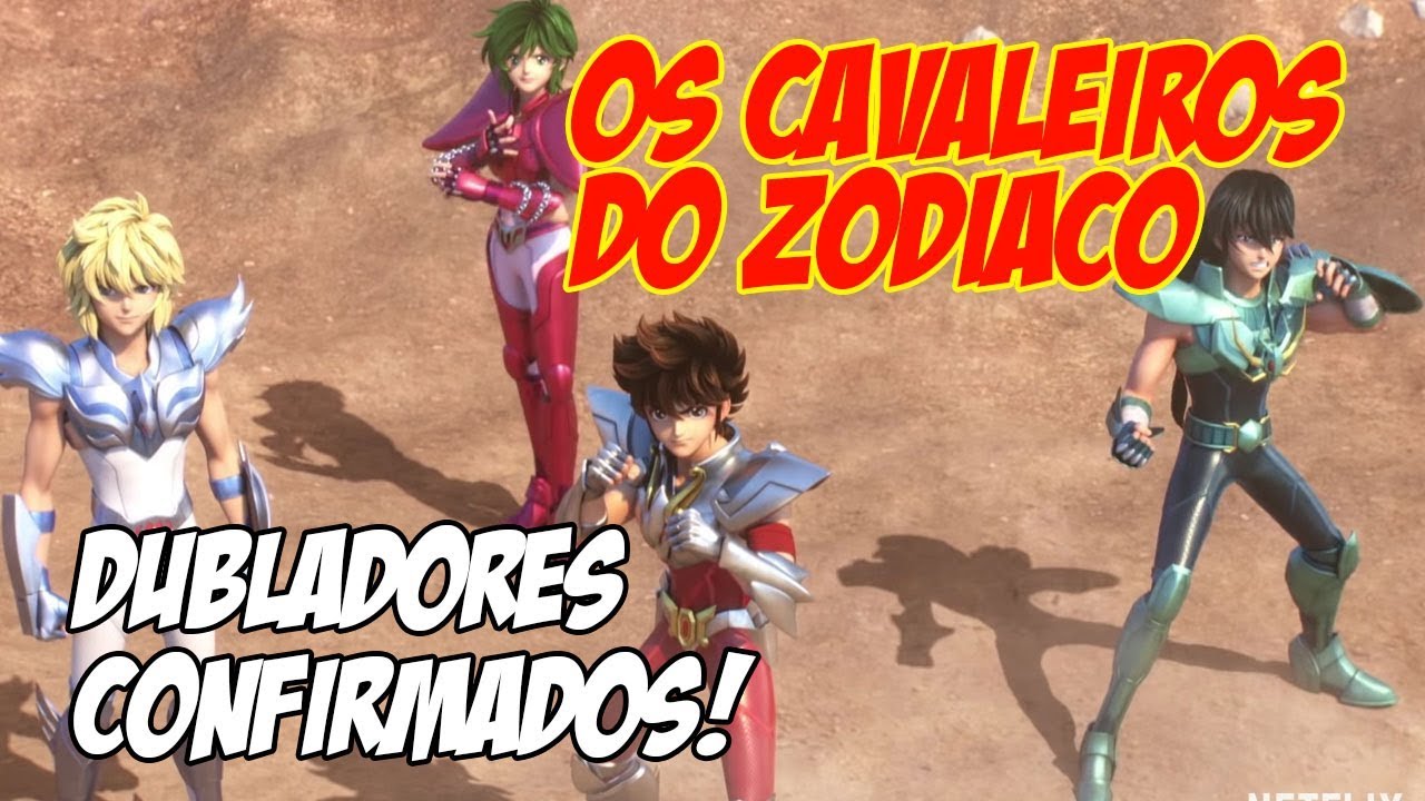 Os Cavaleiros do Zodíaco - Dubladores originais brasileiros participarão do  remake da Netflix!