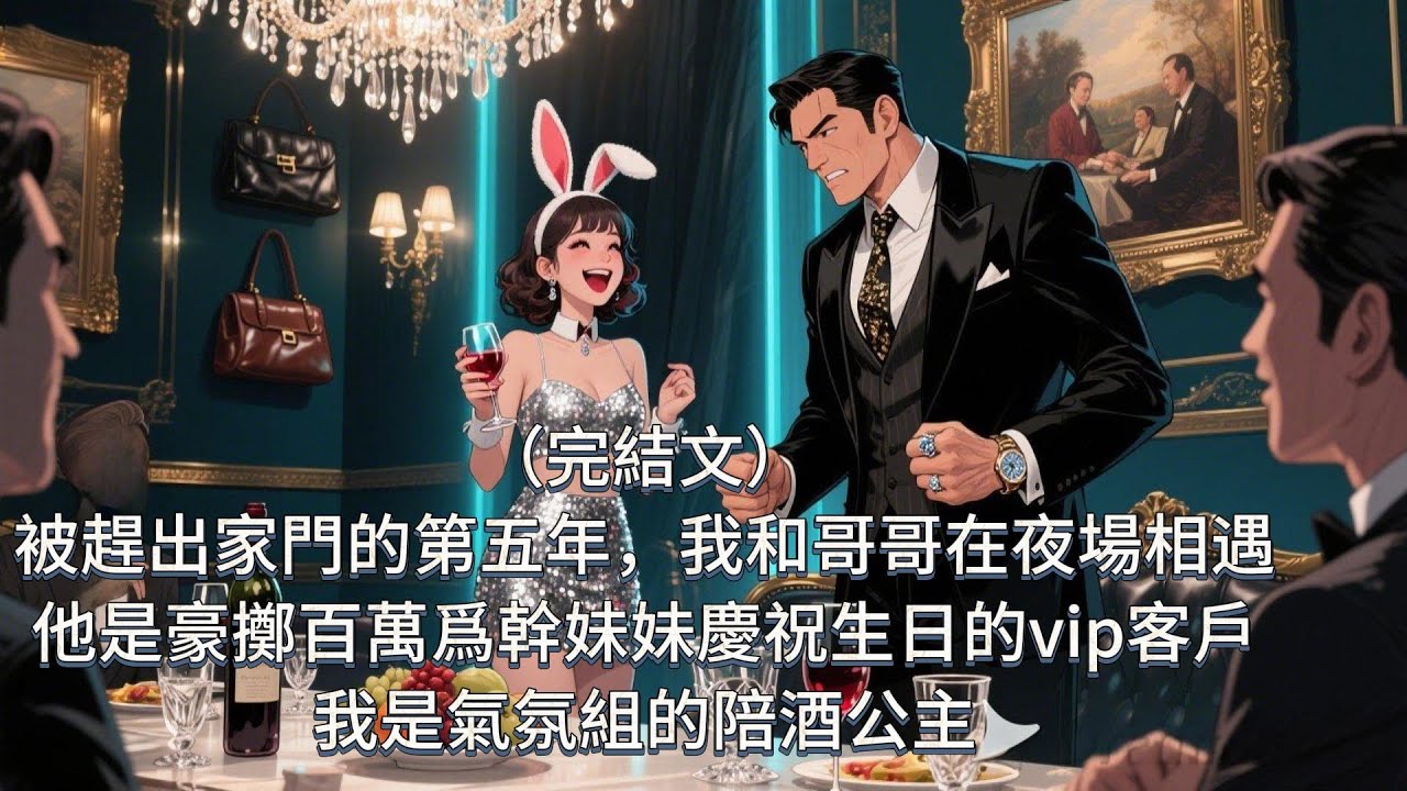 （完結文）被趕出家門的第五年，我和哥哥在夜場相遇，他是豪擲百萬爲幹妹妹慶祝生日的vip客戶，我是氣氛組的陪酒主#一口氣看完 #故事分享 #情感