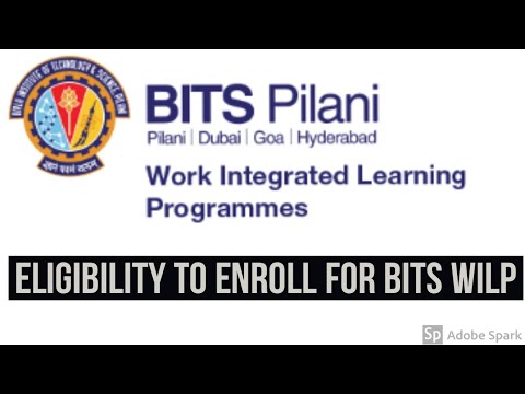 Eligibility For BITS Work Integrated Learning Programmes || BITS WILP || MTech In BITS Pilani