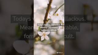 Hellacious English Word