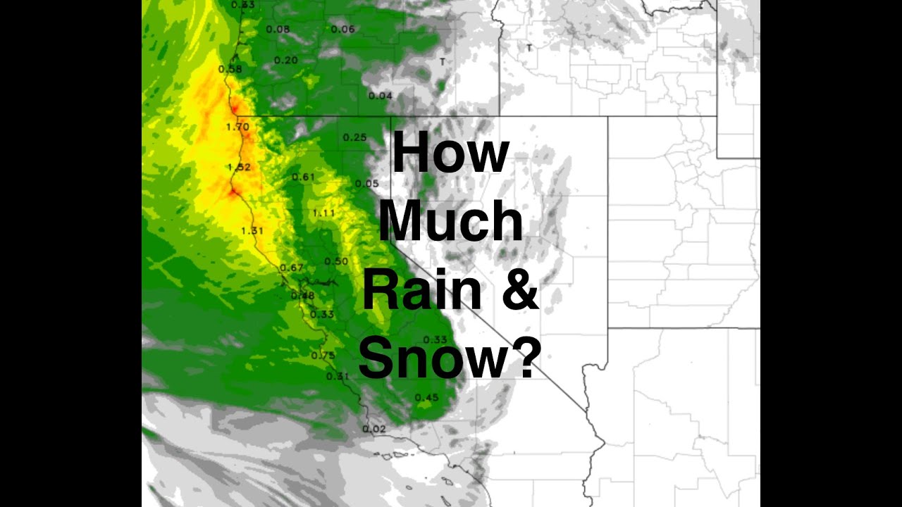 How Much Rain And Snow For California? The Morning Briefing 12-11-24 ...