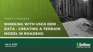Working with USGS DEM data – creating a Terrain Model in RoadEng