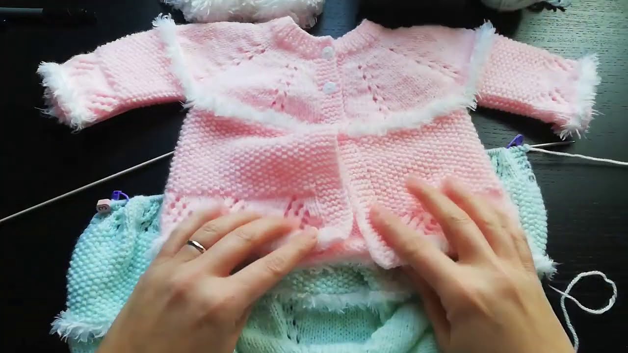 youtube tricot gilet bebe