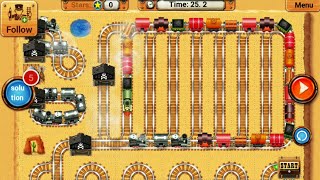 Rail Maze 2 Brain Relaxing Gameplay - Train Puzzle Game - Android Gameplay #258 screenshot 2