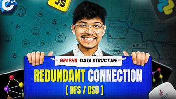 684. Redundant Connection | Cycle in an Undirected Graph | DSU | Kruskal