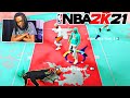 I PLAYED NBA 2k21 AT 3 AM W/ RANDOMS & THE MOST OP BUILD!😵