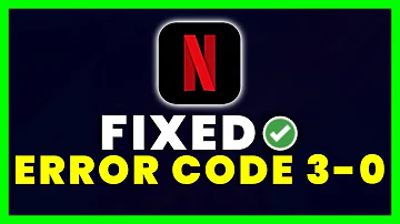 ¿Qué es un código 3 0 con Netflix?