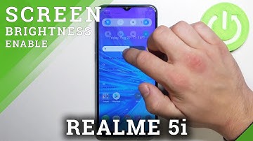 How to Adjust Brightness Level in Realme 5i - Change Brightness Manually