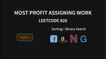 Most Profit Assigning Work - Leetcode 826 - Java
