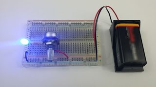 Circuito que controla o brilho do LED com um potenciômetro, como fazer!