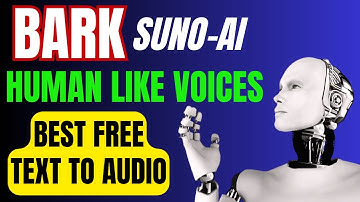 Bark AI : Best Open Source Text to Audio / Speech Solution by Suno AI #barkai #sunoai #tts