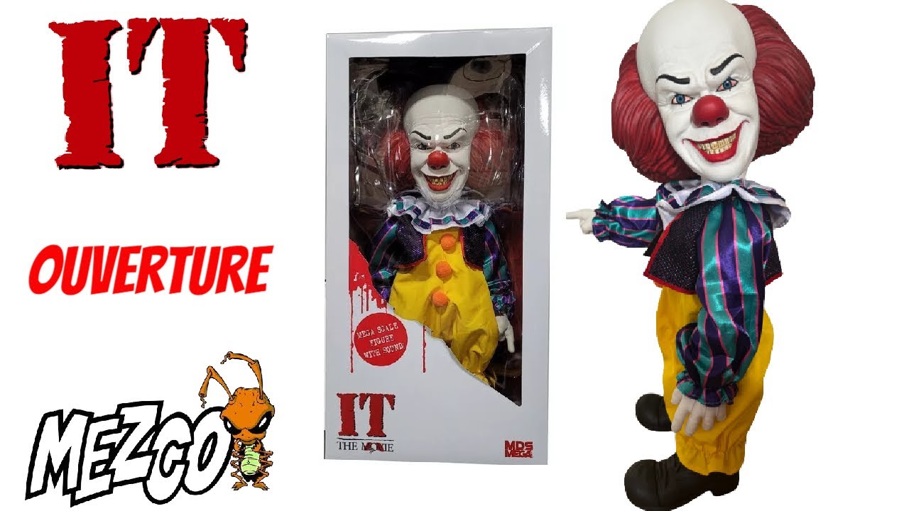 Pennywise 1990 Mega scale 15 inch Mezco Toyz !!! - YouTube