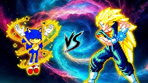 Sonic Chaos V4 JVL OP (all form) VS Super Vegito AI V3 OP in Jump Force Mugen