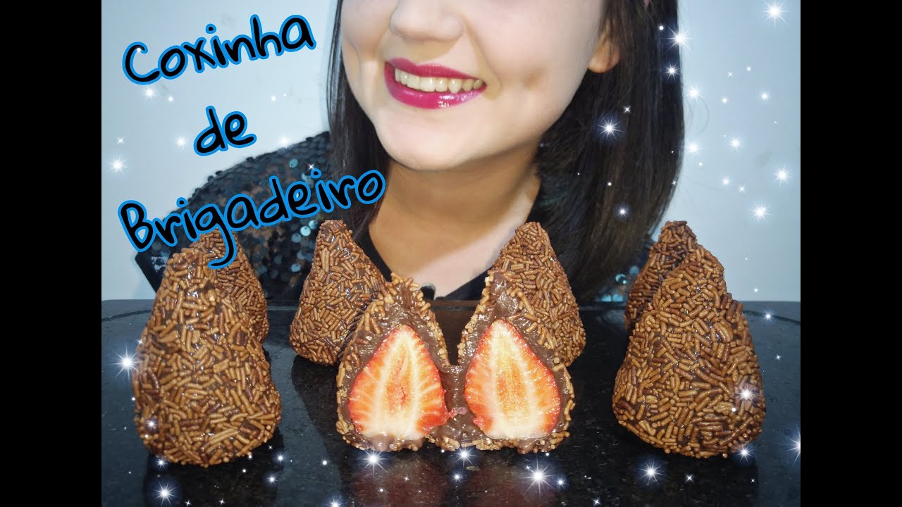 ASMR Brasil Coxinha de Brigadeiro |  Shh Escute |  **COM FALAS
