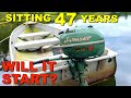 1952 Johnson Outboard sitting 47 years. Will it start? Part 1