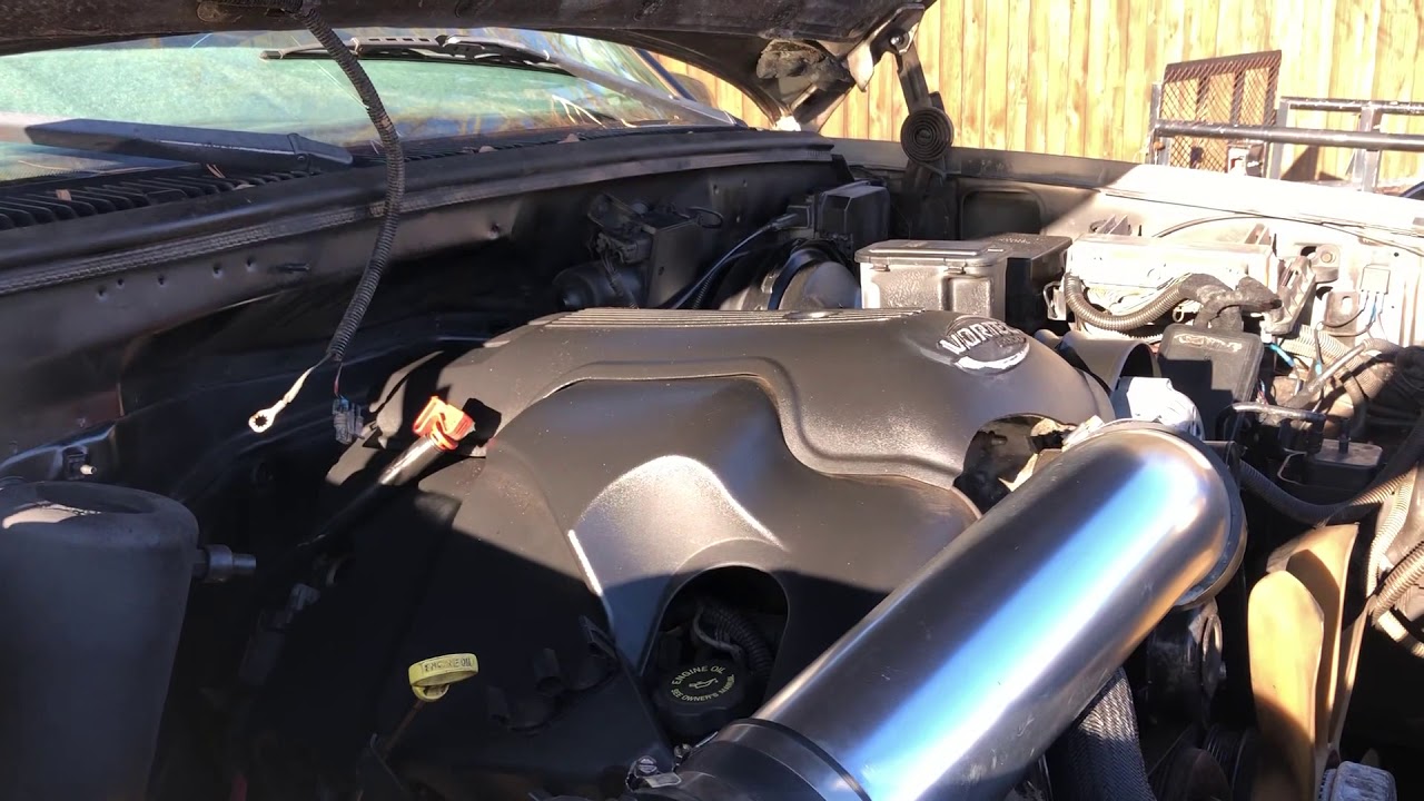 98 c1500 ls swap part 2 - YouTube
