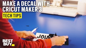 Making a Decal with the Cricut Maker 3 Smart Cutting Machine  – Tech Tips from Best Buy