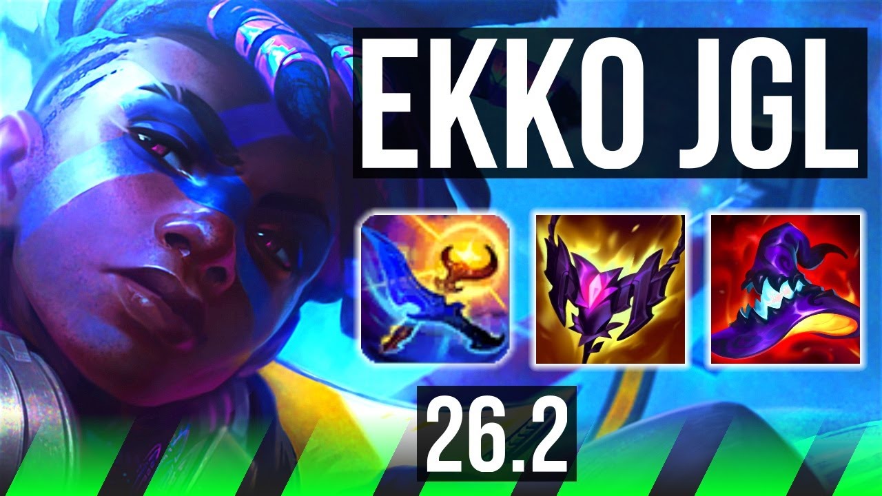 EKKO vs VOLIBEAR (JGL) | 44K damage | KR Master | 26.2