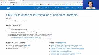 61A Fall 2020 Lecture 26 Video 1