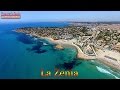 4K видео с воздуха, Испания, пляжи La Zenia, Playa Flamenca, Orihuela Costa, дрон DJI Phantom 3