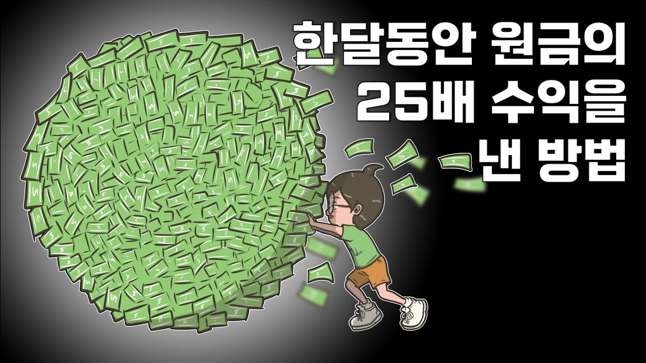 나씨의 투자일기 (6/8) 한달 동안 원금의 25배 수익!? 그 비결을 알아보자