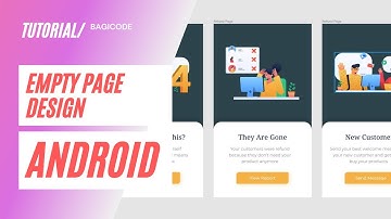 Tutorial Design Empty Page Android XML