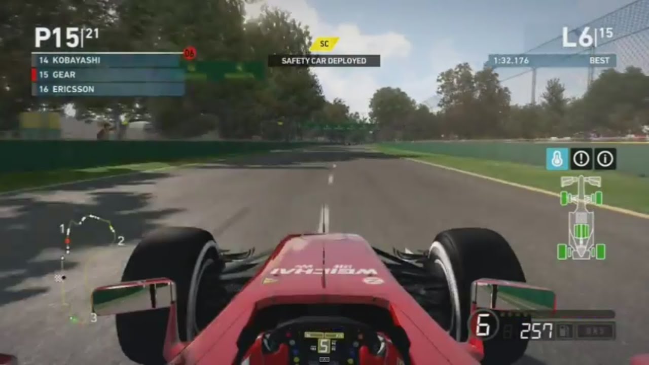 F1 2014 Career Mode Part 1 : Australian Grand Prix (Legend AI) Safety Car