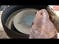 Stone surface grinding and polishing