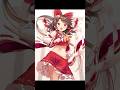 【東方描いてみた】みこ霊夢-作業過程#Shorts