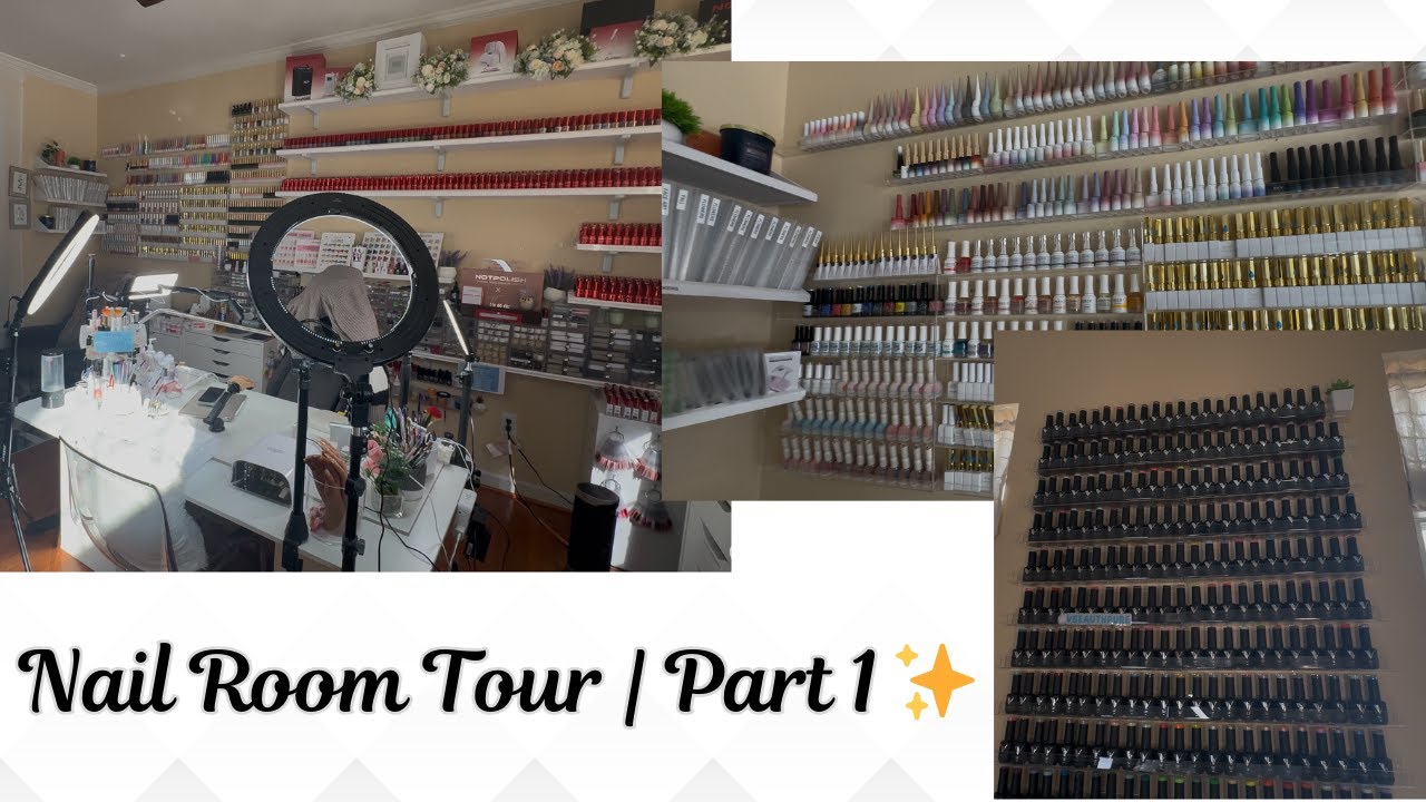 Nail Room Tour | Part 1 ✨ My Nail Setup & Creative Space