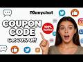 ✅ Manychat Discount Code 2026 - Save Big on Automation!