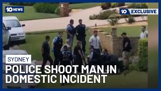 Sydney Police Shoot Man Allegedly Armed With Gun In Domestic Incident | 10 News