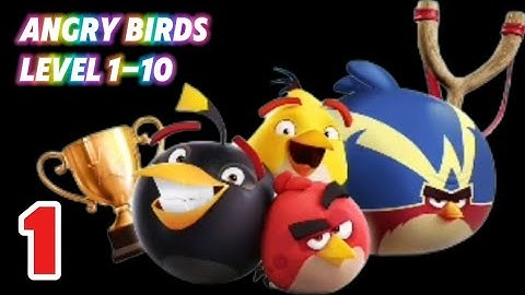Angry Birds Friends: Level 1-10 - Gameplay Walkthrough Part 1 (iOS, Android) #angrybirds #gameplay