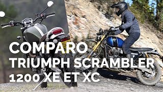 Comparo Triumph Scrambler 1200 XC & XE