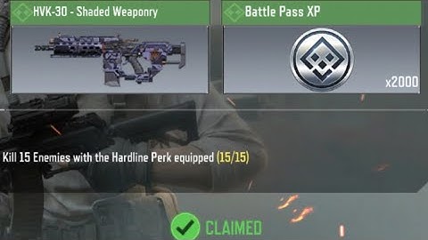 Call Of Duty Mobile Kill 15 Enemies with the Hardline Perk equipped Task Complete