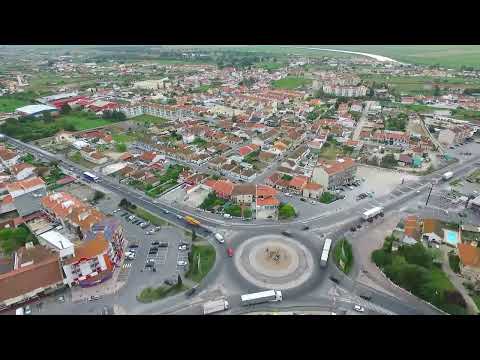 Vista aérea de Samora Correia e Porto Alto - Drone phantom3 #1481