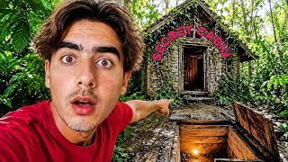 I Found a Secret Abandoned Cabin in the Jungle... What Was Hidden Below?