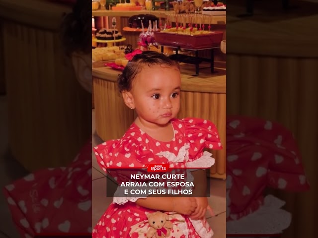 É FESTA DO NJ! 🤠 Após bons resultados com o Santos, Neymar resolveu curtir com sua família em grand