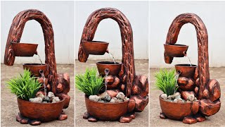 How to Make Copper Indoor Desktop Waterfall Fountain | New Latest Making Indoor Water Fountains