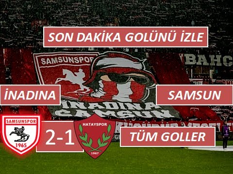 SON DAKİKA GALİBİYET GOLÜ K.SCHİNDLER SAMSUNSPOR 2-1 HATAYSPOR MAÇI TRİBÜN ÇEKİM GOLLERİ