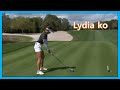 Beauty golfer lydia ko awesome swing motion  slow motion 2024