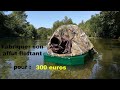 J'ai fabriqué mon affut flottant....Martin pecheur l'a adopté !!! 300€€€