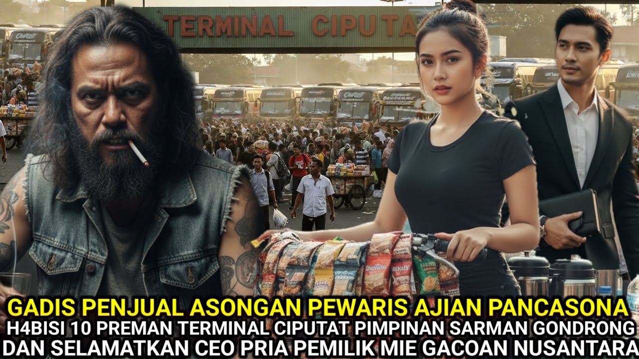 KELOMPOK PREMAN TERMINAL TAKLUK DI TANGAN SEORANG GADIS PENJUAL ASONGAN 