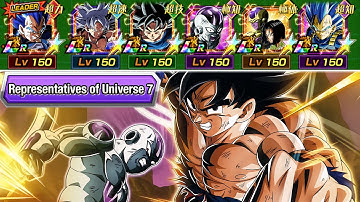 UPGRADED UNIVERSE 7 TEAM SHOWCASE! Dragon Ball Z Dokkan Battle