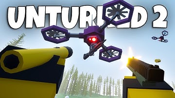 UNTURNED 2: ATTACK DRONES, NEW GUN, DUAL WIELD, NEW MAP, FLASHLIGHT & MORE!