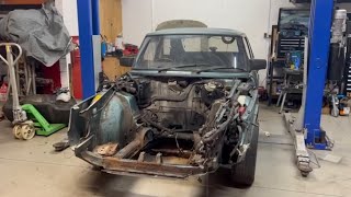 SAAB 900 T16 rescue (ep46): new owner update: it's stripped out again! 😜