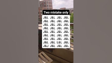 Two mistake only #brainteaser #search #find #shortvideo